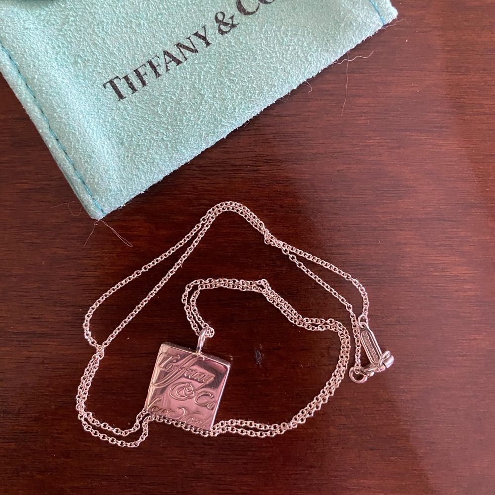 Tiffany & Co. Sterling Silver Notes Necklace.